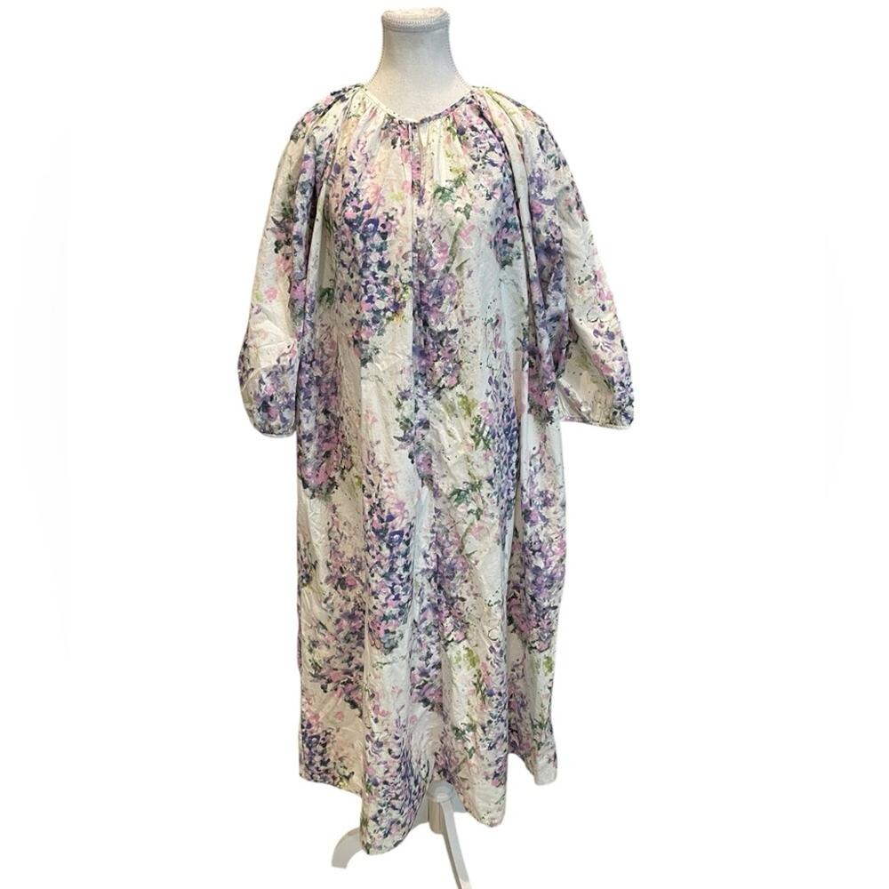 COS Floral Long Sleeve Dress Size:10